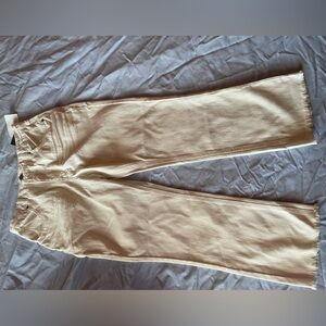 O’Neil denim mini boot Sutter bone white size 27 crop pants. Brand new w/tags.